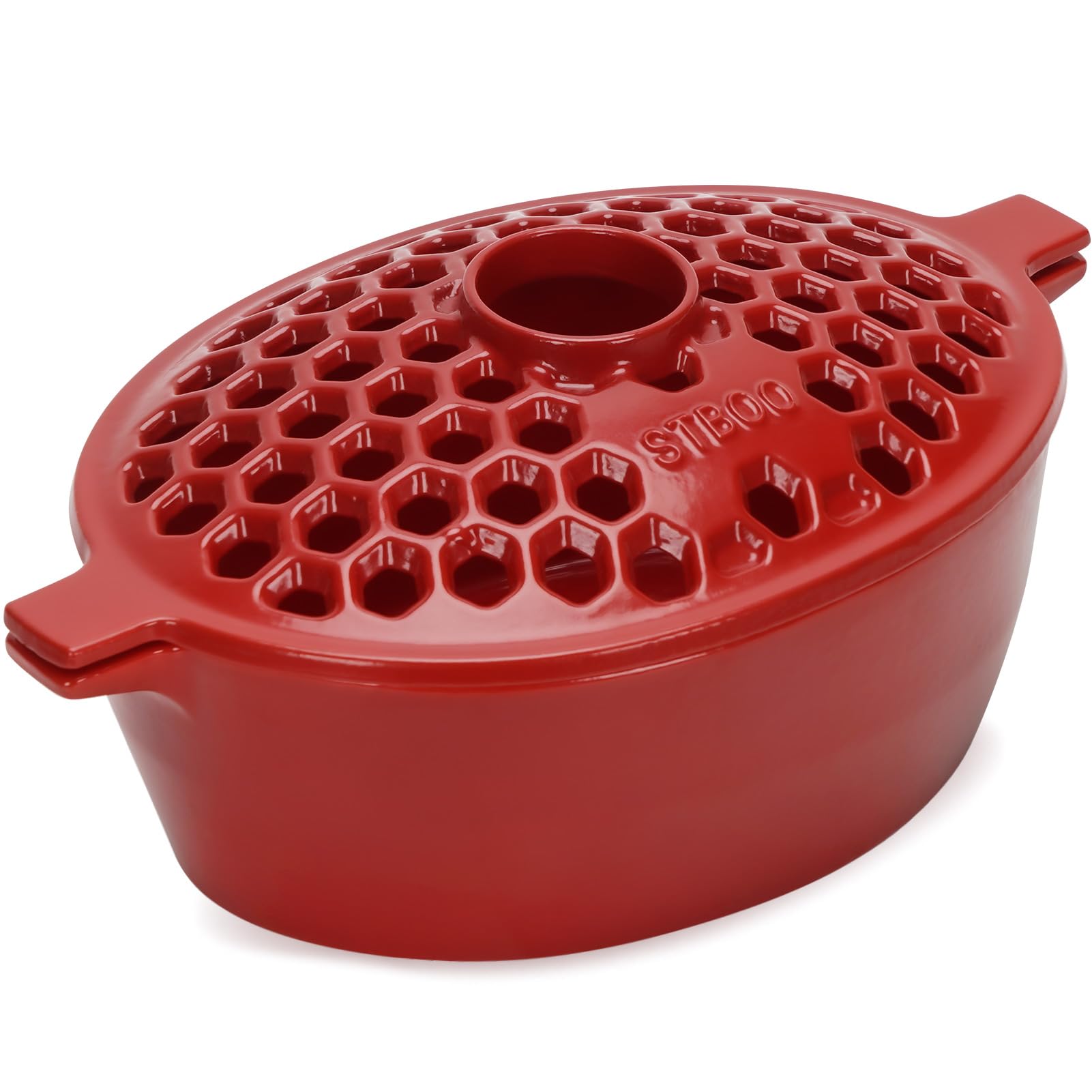 Stboo Wood Stove Steamer: Cast Iron Fireplace Humidifier | Indoor Pot For Home Heating | Bowl Fireplace Stove Covers Accessories